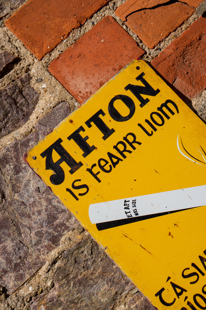 Afton Is Fearr Liom Metal Sign