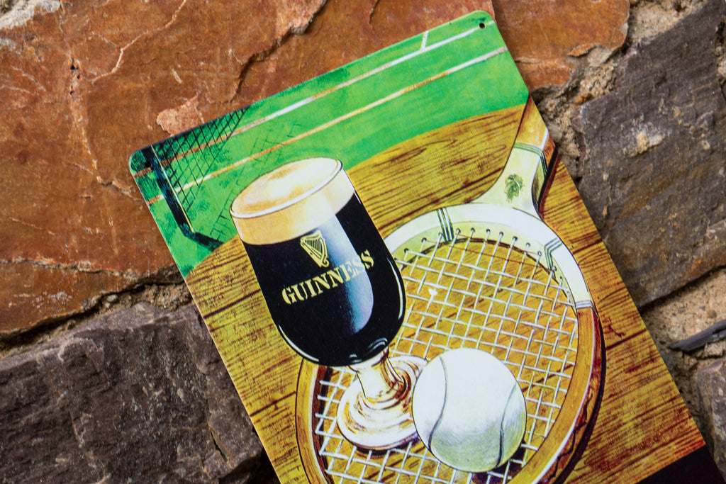 Guinness The Strong Serve Tin Metal Sign