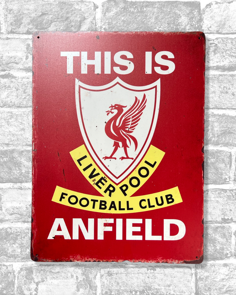 Liverpool Anfield Large Metal Sign