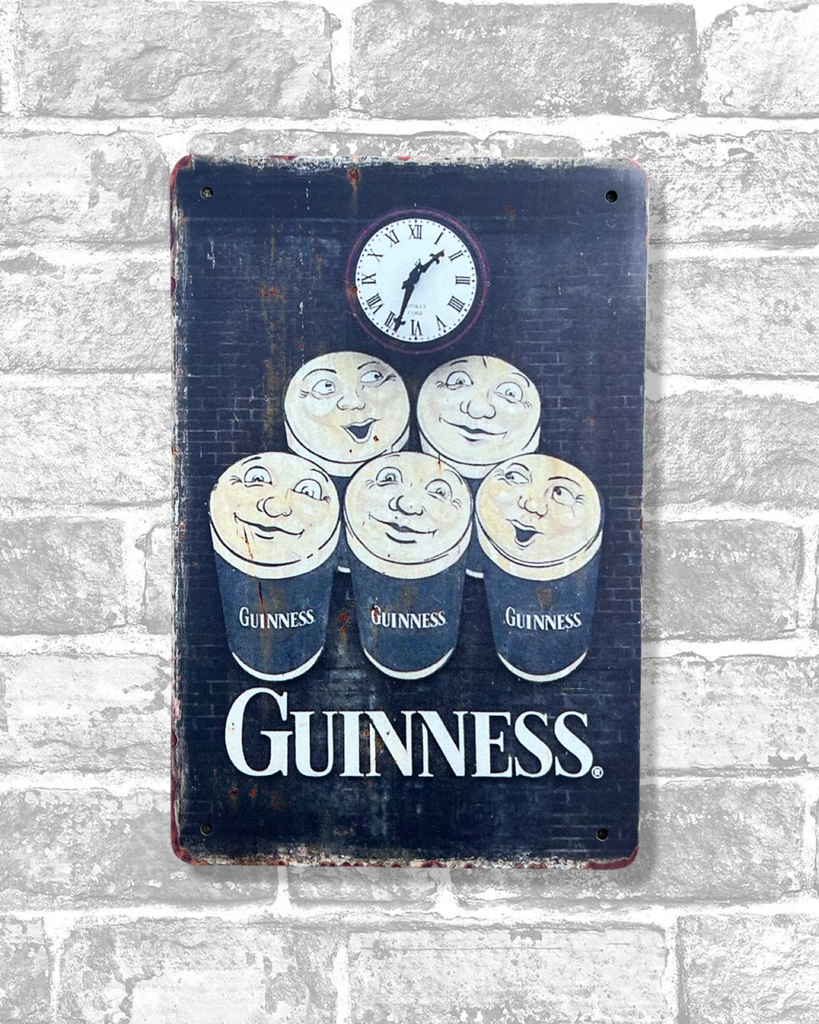 Guinness Pint Time Tin Sign