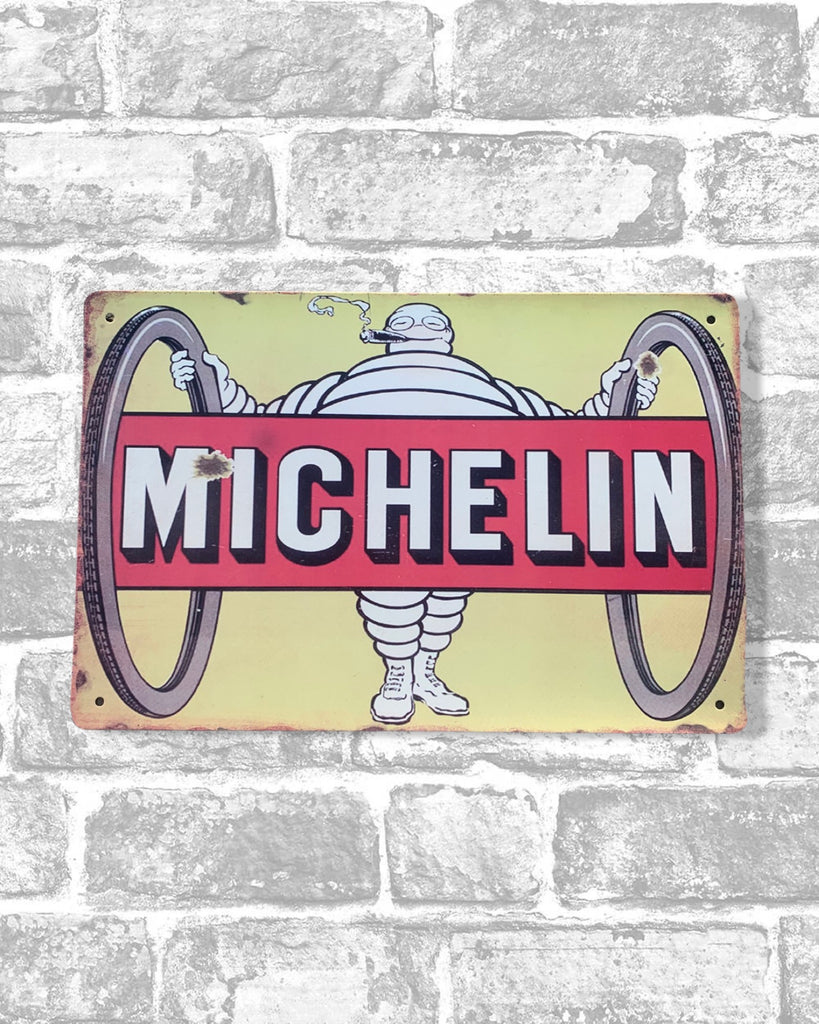 Michelin Tin Metal Sign