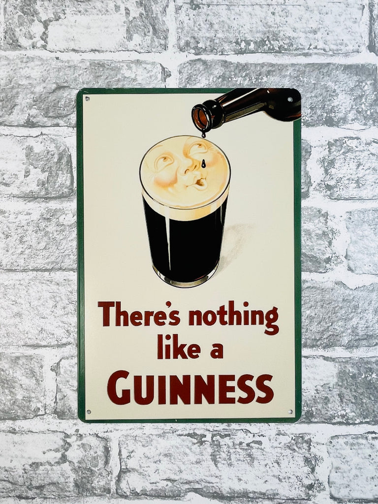 Guinness Metal Sign “There’s nothing like a Guinness”