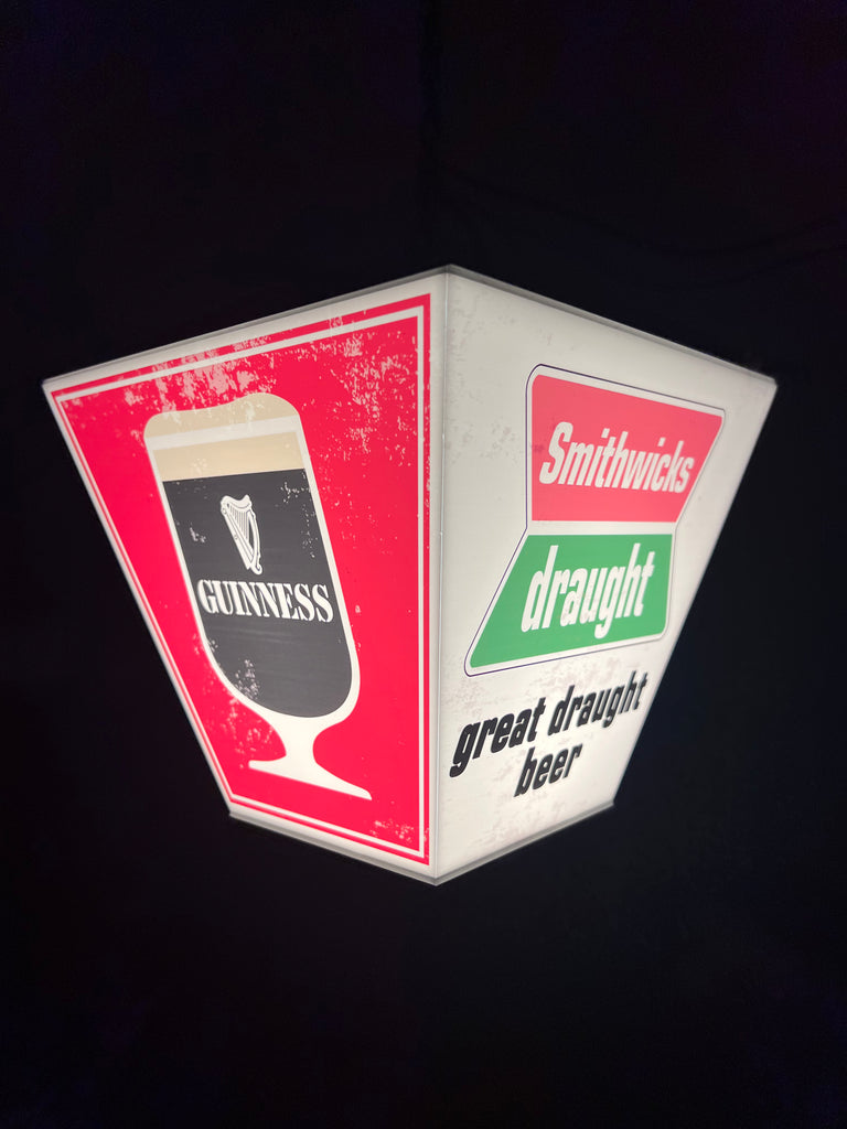Guinness and Smithwicks Hanging Pub Light Box