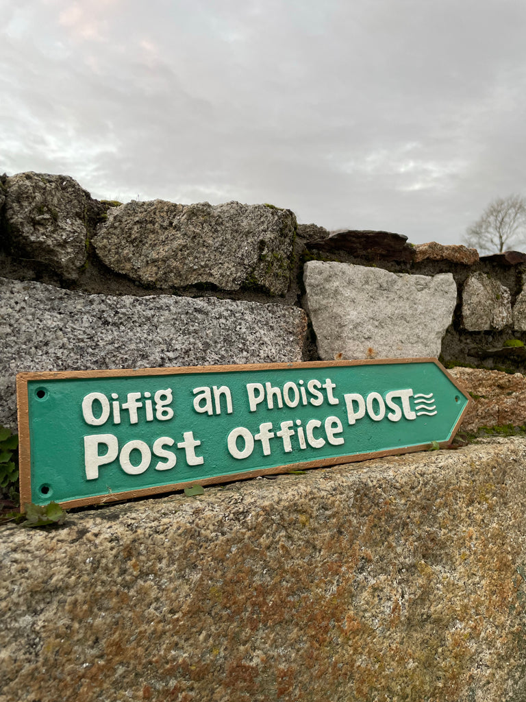 Post Office Cast Iron Sign