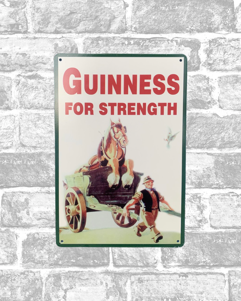 Guinness for Strength Metal Sign