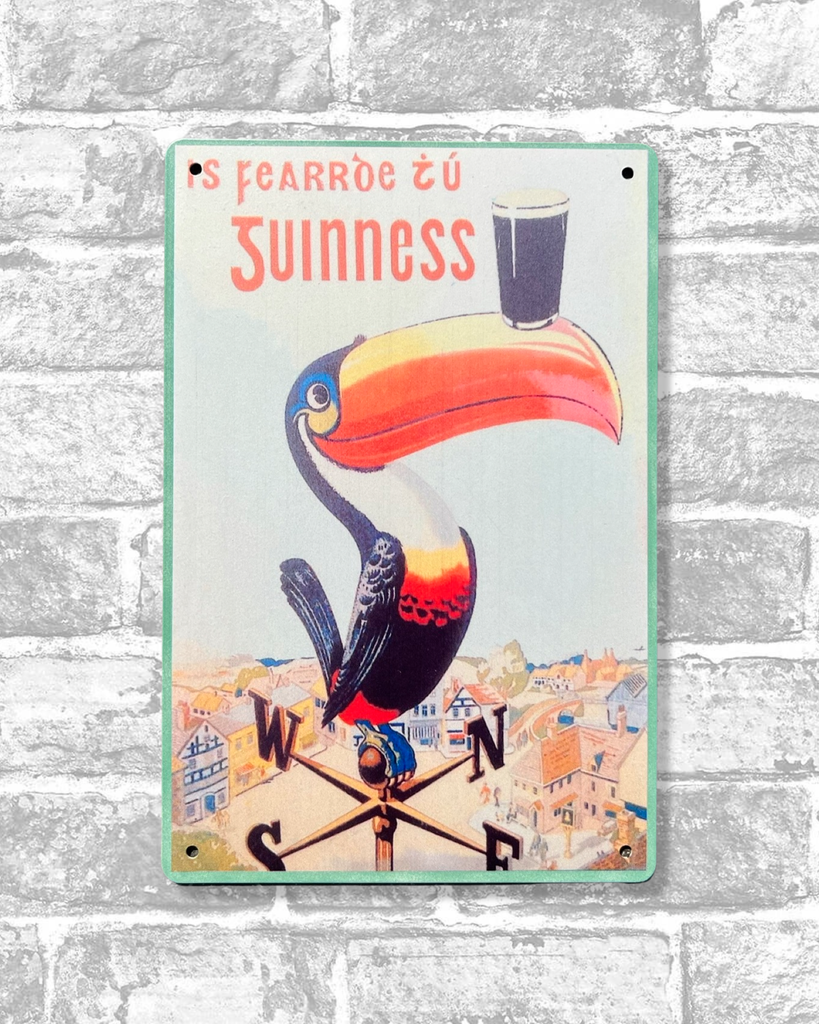 Guinness "Is Fearrde Tú" Metal Sign