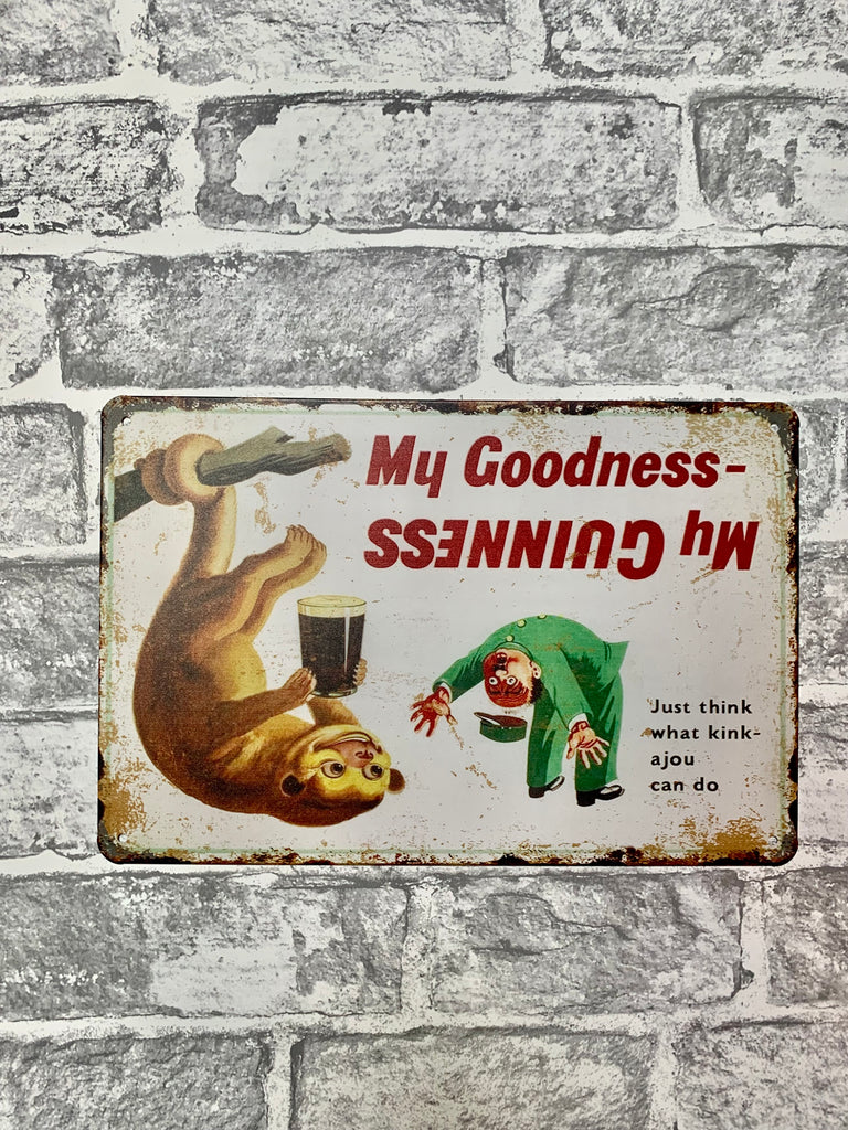 Guinness - My Goodness Tin Metal Sign
