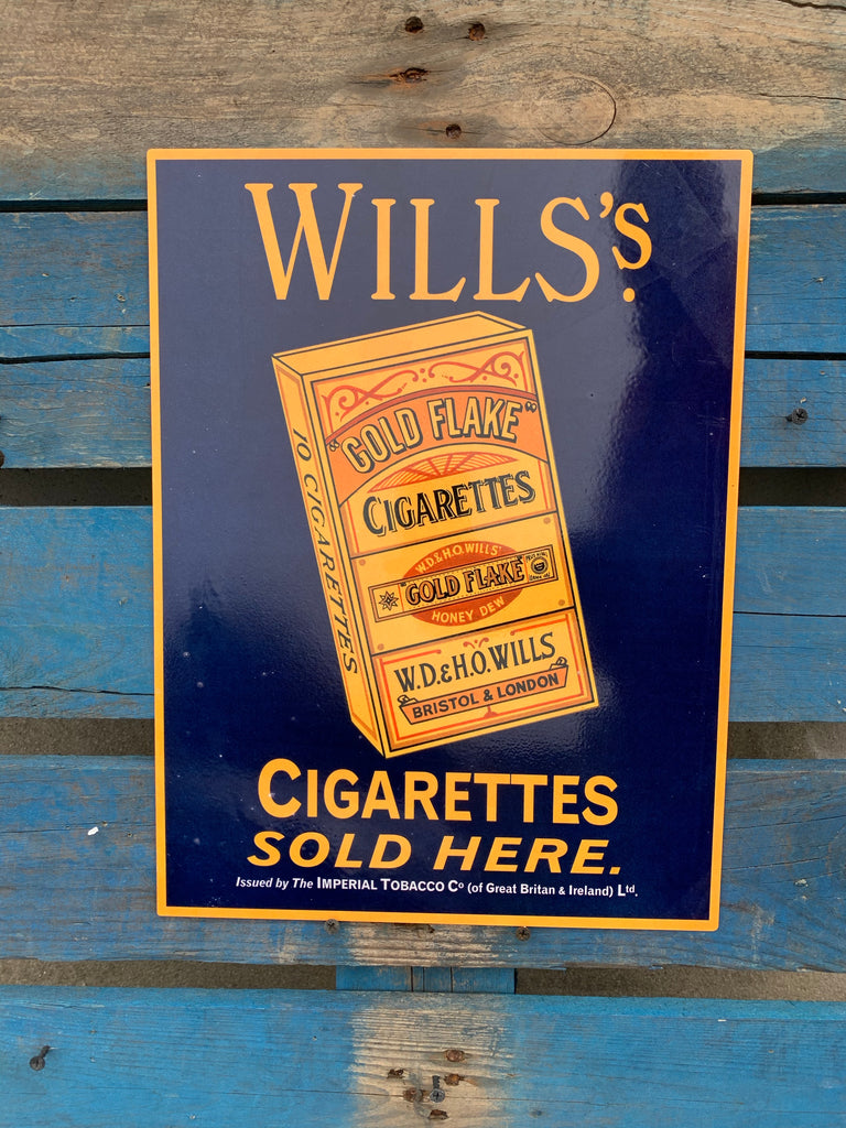 Wills Cigarettes Metal Sign
