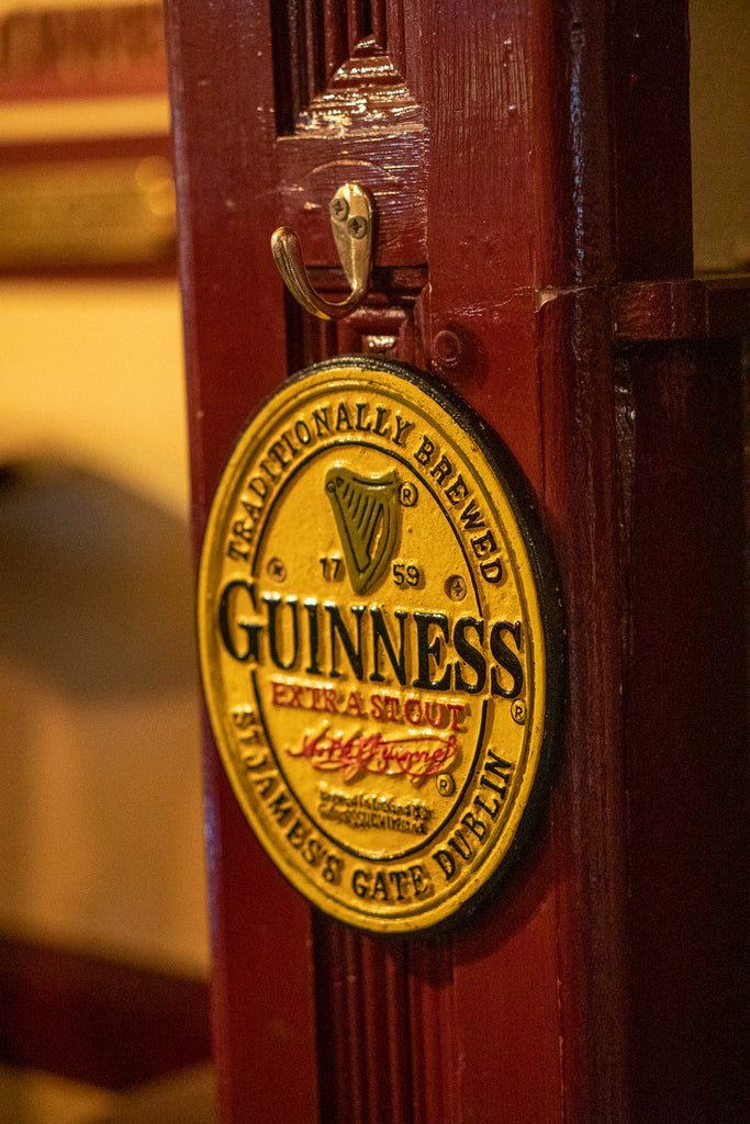 Guinness Label Cast Iron Sign