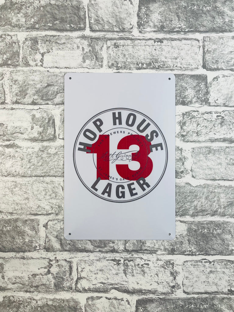 Hop House 13 Tin Metal Sign