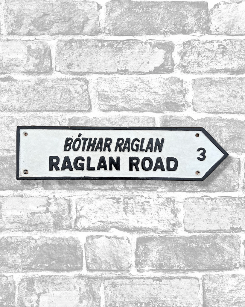 Raglan  Road Cast Iron Sign